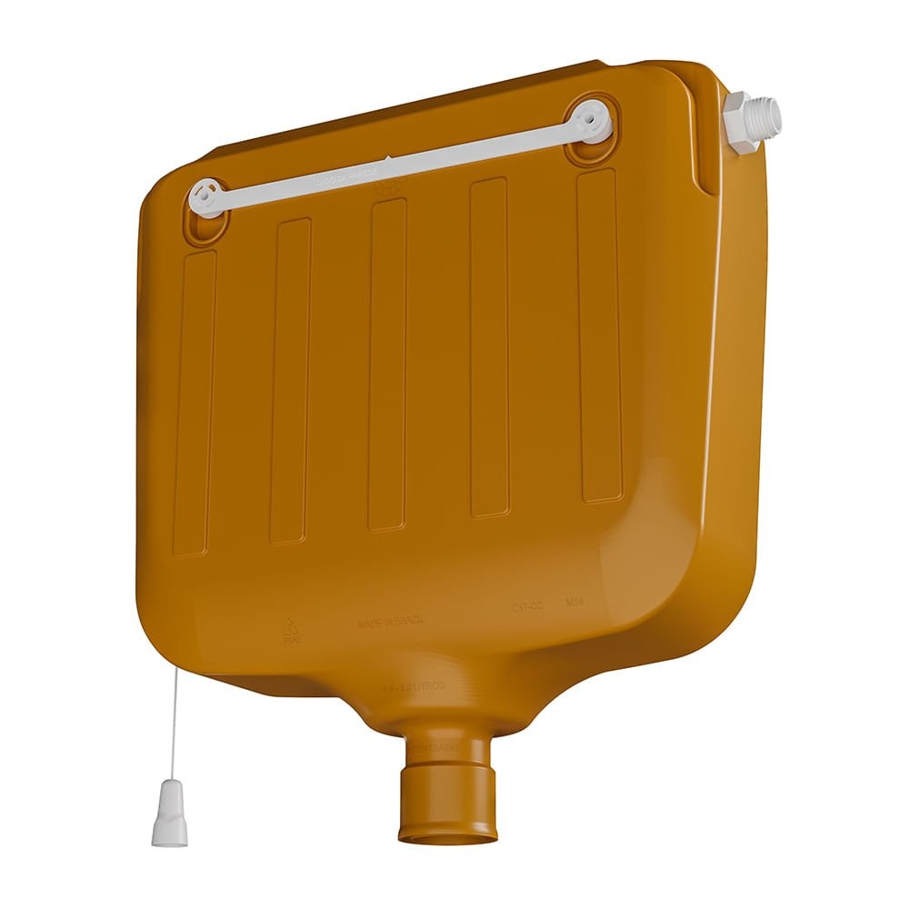 Caixa De Descarga 9 Litros Caramelo Astra Caixa De Descarga 9 Litros Caramelo Astra