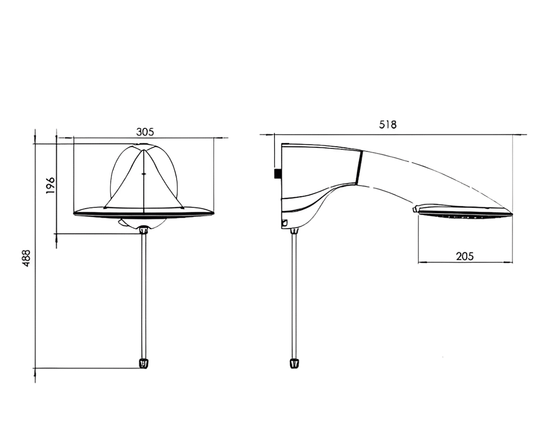 Chuveiro Ducha Eletrônica Optima 7700W 220V Zagonel Chuveiro Ducha Eletrônica Optima 7700W 220V Zagonel