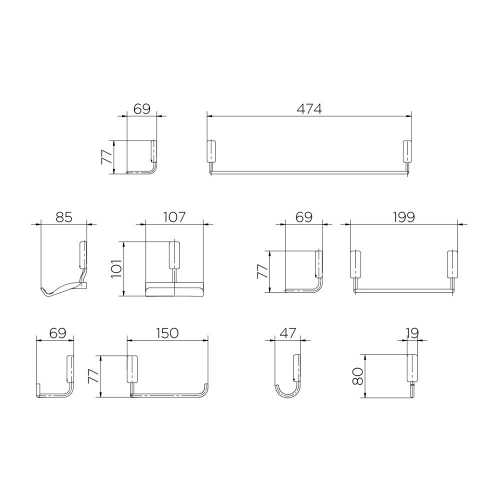 Kit Acessórios Para Banheiro Docol Idea