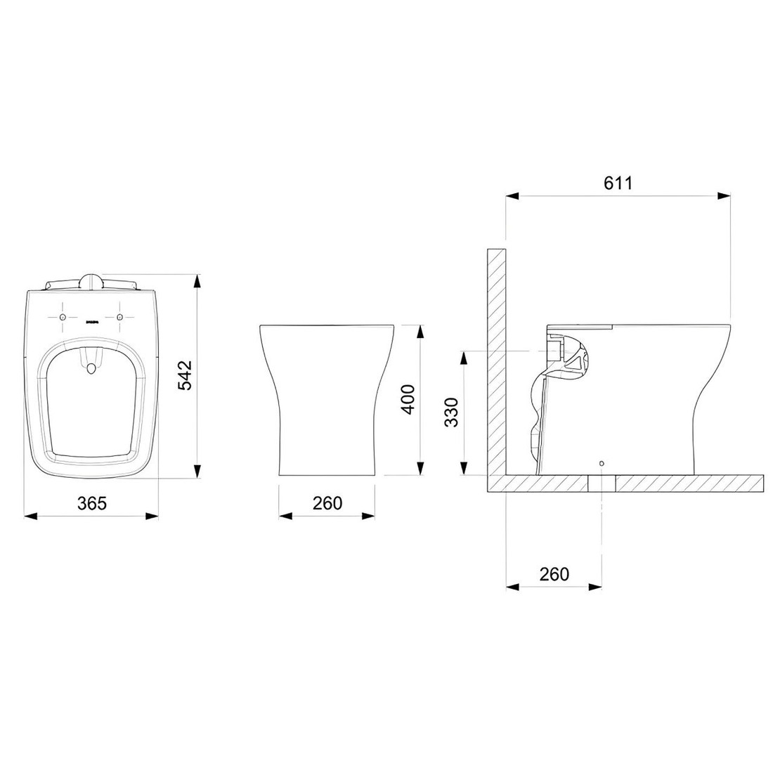 Kit Vaso Sanitário Boss Convencional Branco Completo Incepa Kit Vaso Sanitário Boss Convencional Branco Completo Incepa