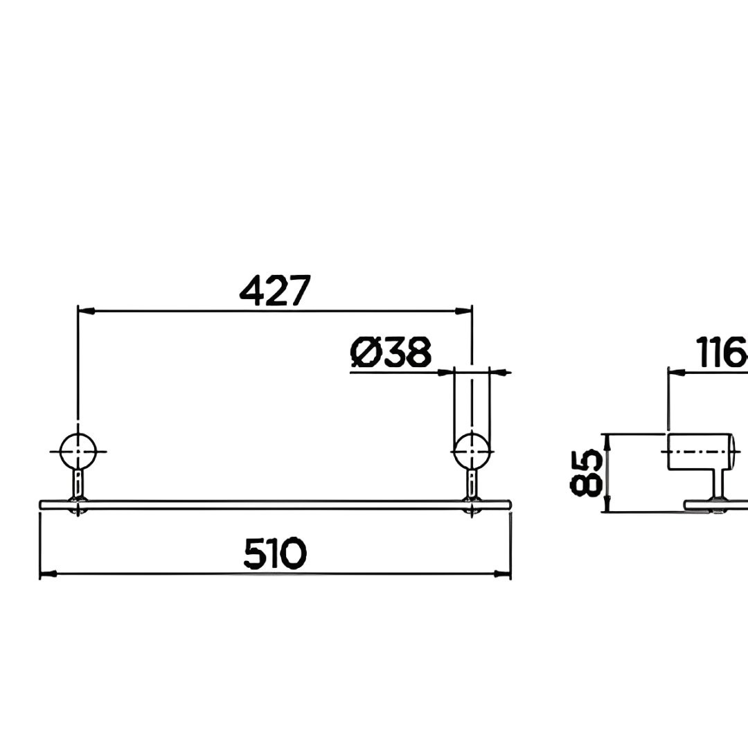 Porta Shampoo/Prateleira de Parede Single Docol 219806 Porta Shampoo/Prateleira de Parede Single Docol 219806