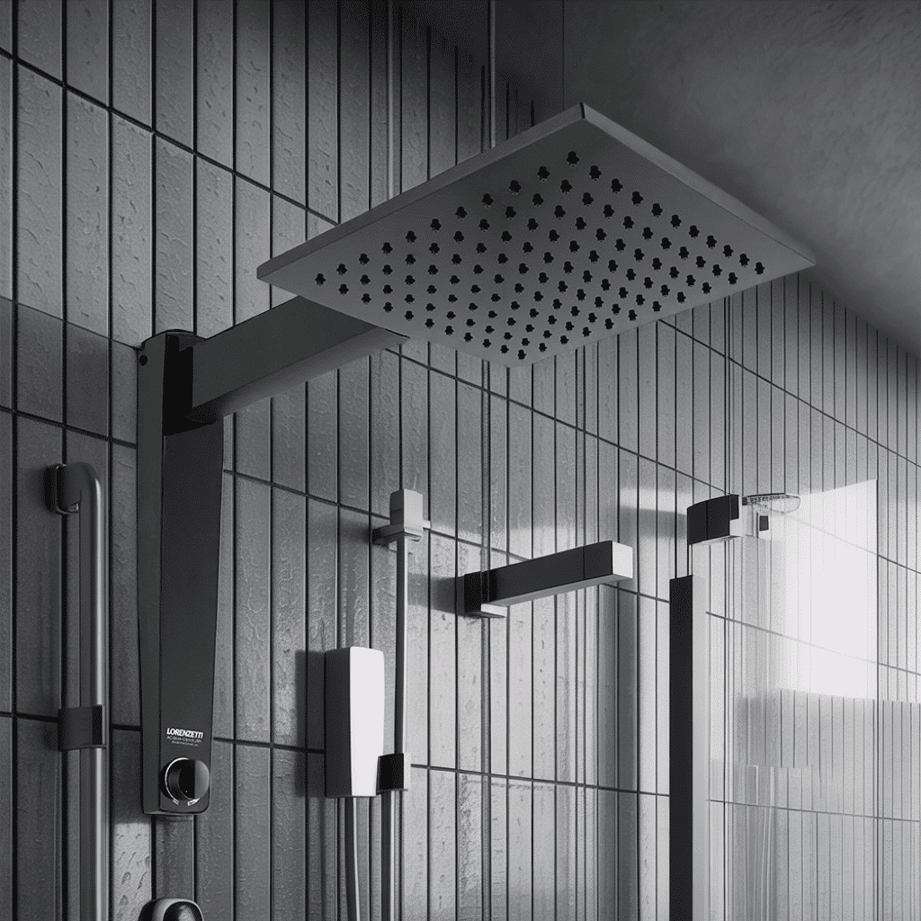 Chuveiro Lorenzetti Acqua Century Preto 7500W 220V