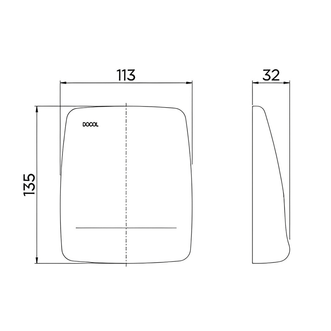 Acabamento Valvula Descarga Docol Luxus Chrome Acabamento Valvula Descarga Docol Luxus Chrome