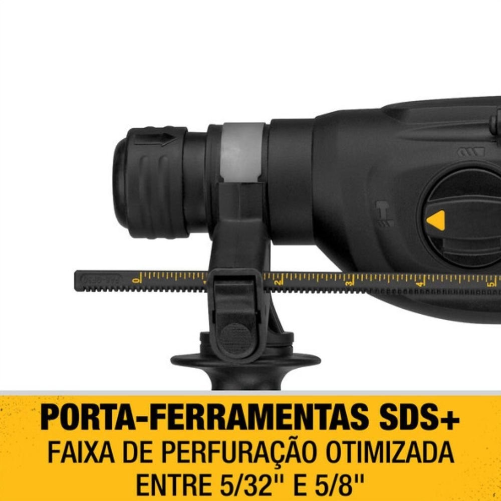 Martelete Perfurador e Rompedor Dewalt DCH133B-B3 SDS-Plus 20V (sem Bateria e Sem Carregador) Martelete Perfurador e Rompedor Dewalt DCH133B-B3 SDS-Plus 20V (sem Bateria e Sem Carregador)