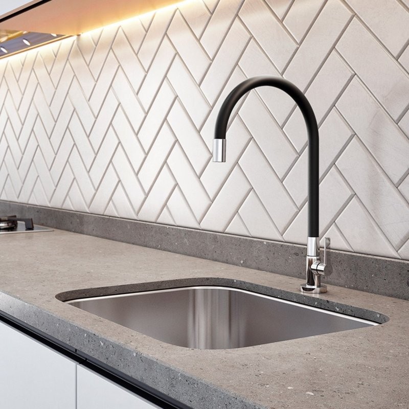 Torneira Para Cozinha Galiflex Preto/Cromado Docol 00966957 Torneira Para Cozinha Galiflex Preto/Cromado Docol 00966957