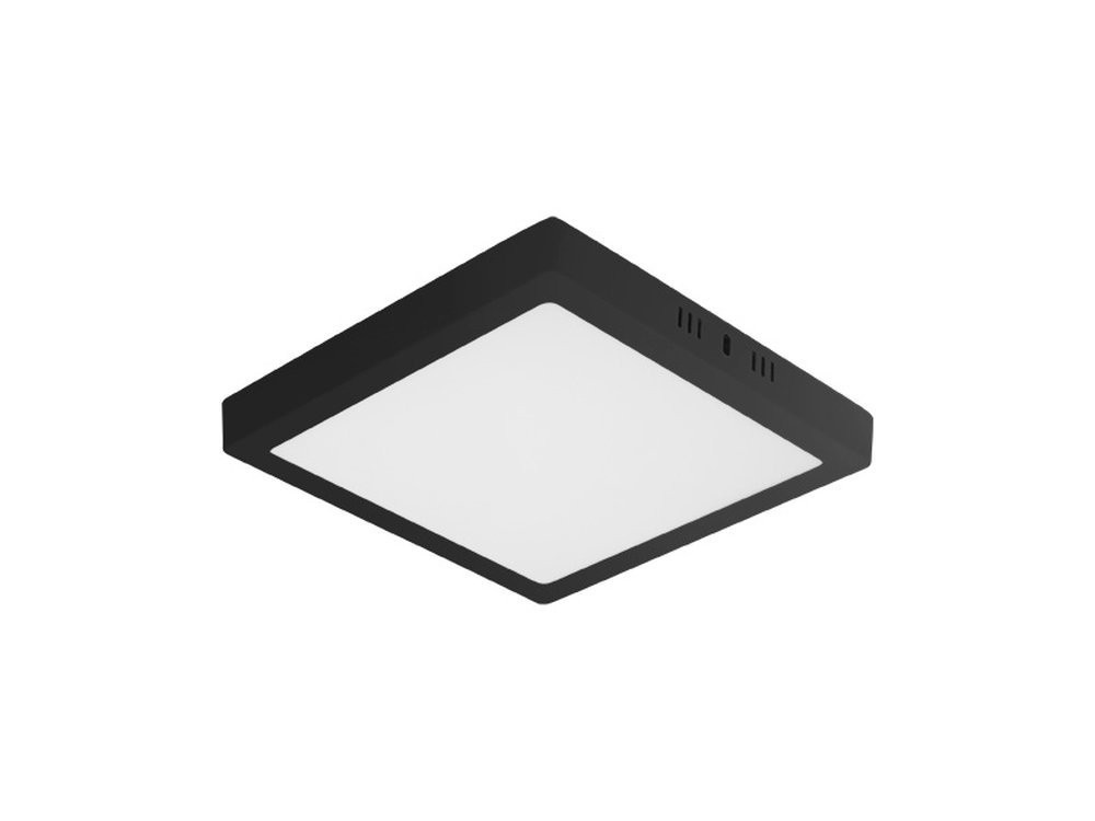 Painel de Led Sobrepor Quadrado 18W 6500K Preto Taschibra Bivolt 110V/220V Painel de Led Sobrepor Quadrado 18W 6500K Preto Taschibra Bivolt 110V/220V