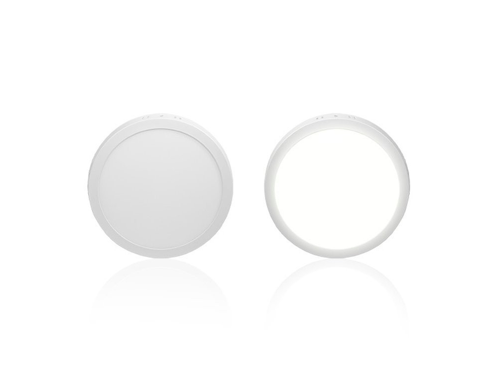 Painel de Led Sobrepor Redondo 18W 6500K Taschibra Bivolt 110V/220V