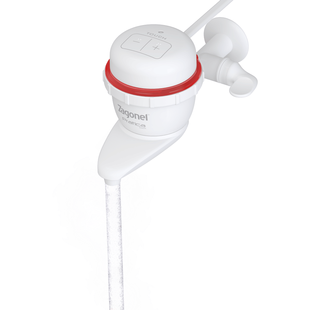 Torneira Eletrônica Prática Touch Branca 5500W 220V