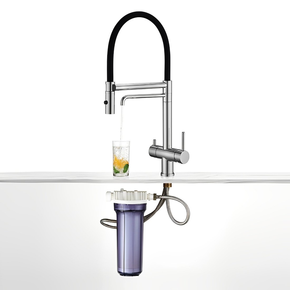 Torneira Misturador Gourmet Com Saída Para Água Filtrada Lorenzetti 2262 N82