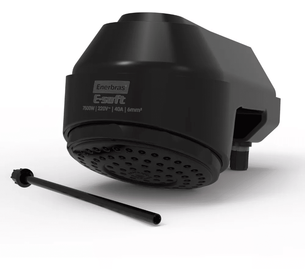 Chuveiro Eletrônica E-Soft Preto 7500W 220V Chuveiro Eletrônica E-Soft Preto 7500W 220V