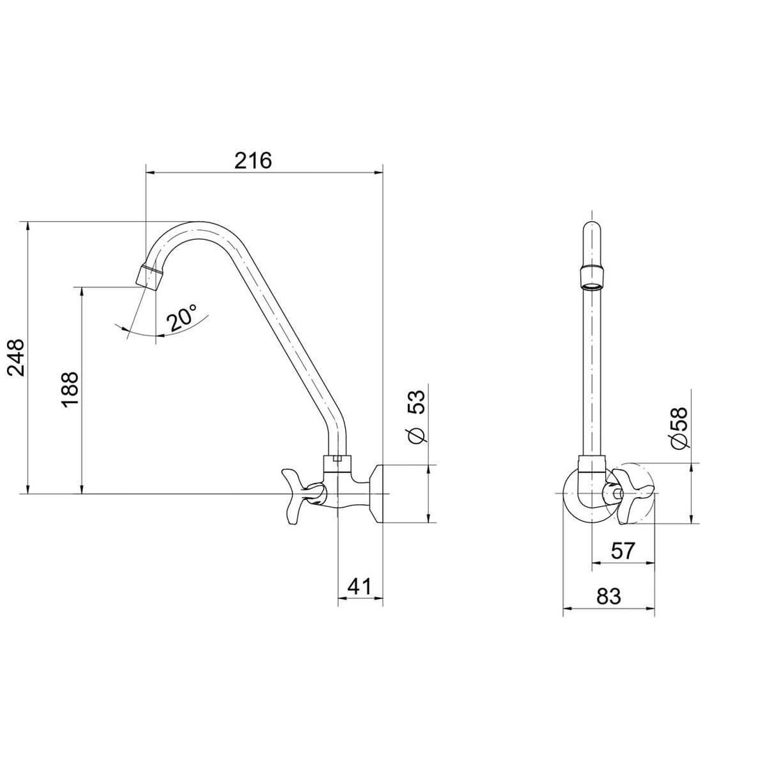 Torneira Para Cozinha De Parede Nova Pertutti 00902806 Torneira Para Cozinha De Parede Nova Pertutti 00902806