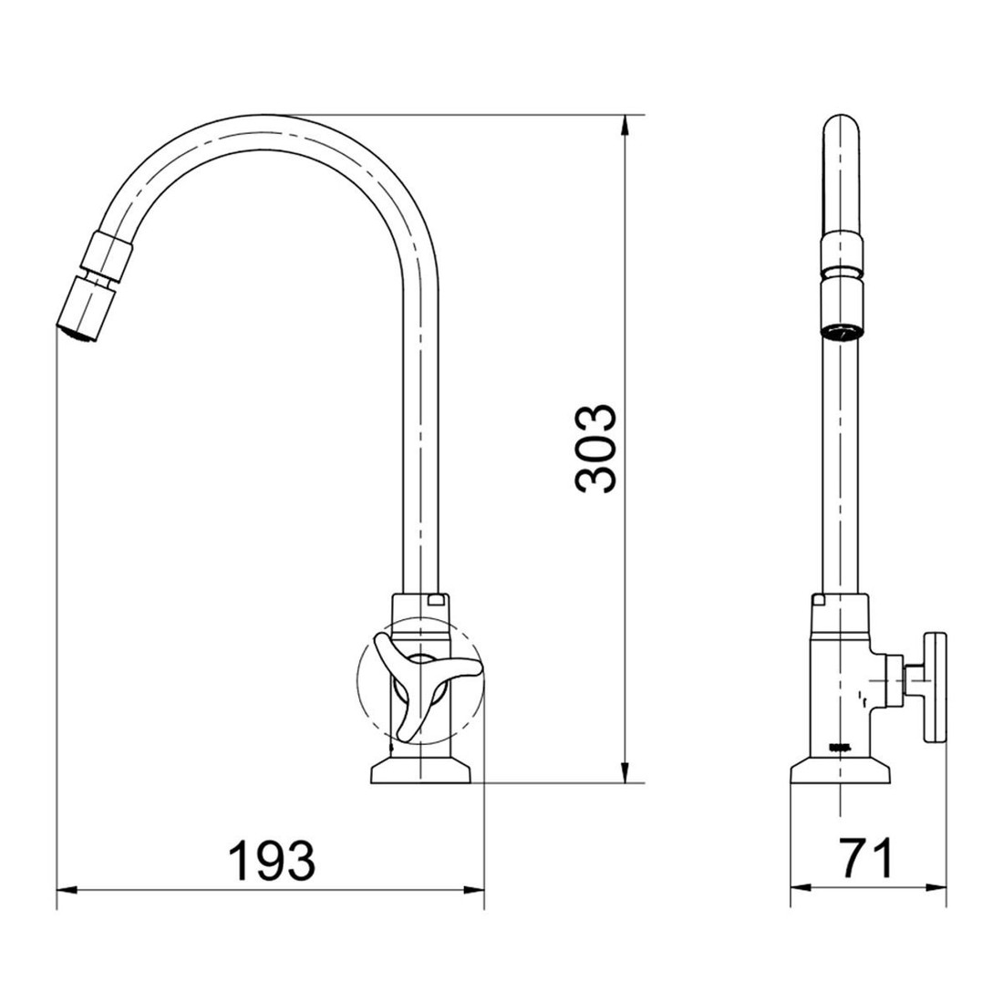 Torneira Para Cozinha De Mesa Bica Alta Nova Trio Docol 1258206 Torneira Para Cozinha De Mesa Bica Alta Nova Trio Docol 1258206