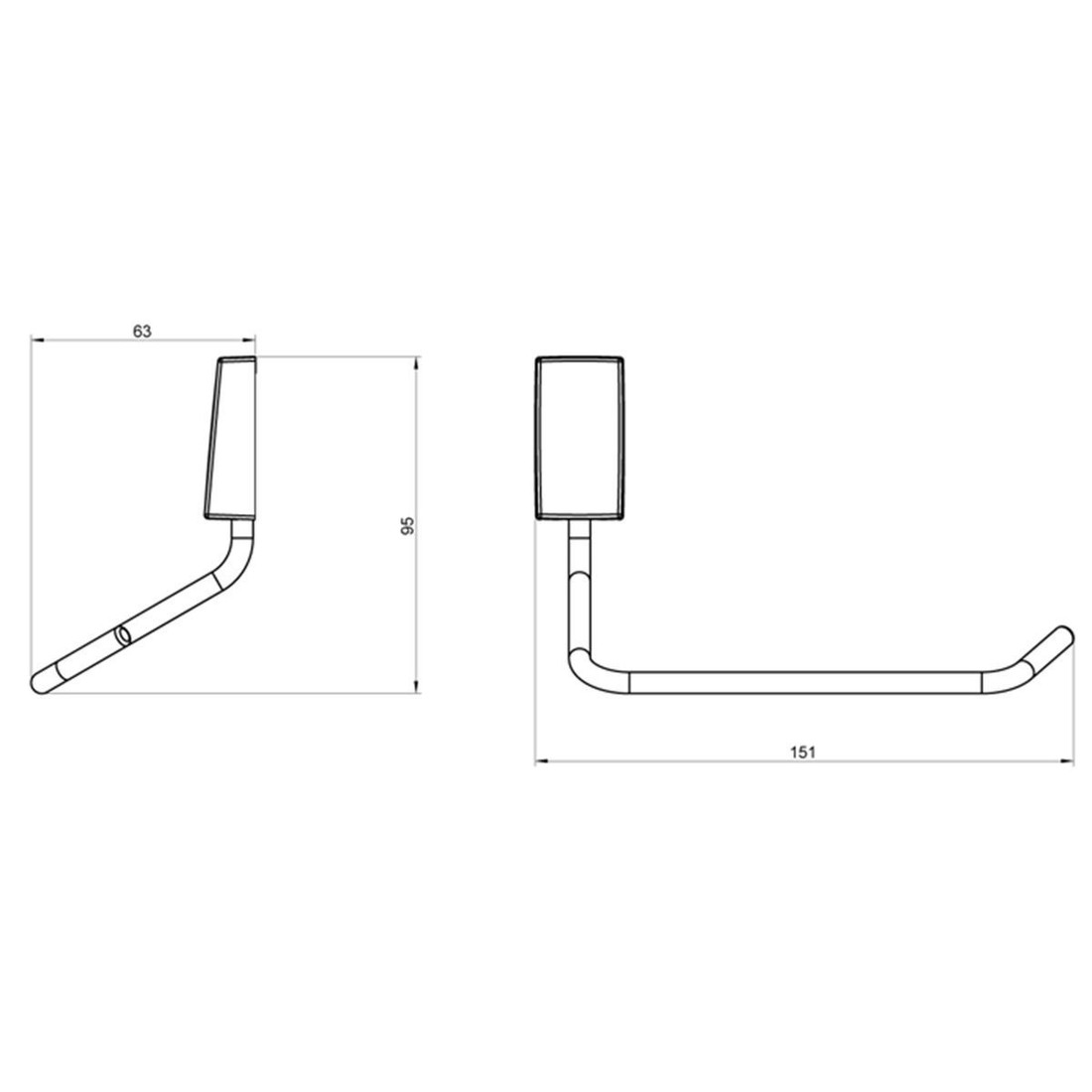 Papeleira LorenWay Cromado Lorenzetti Papeleira LorenWay Cromado Lorenzetti