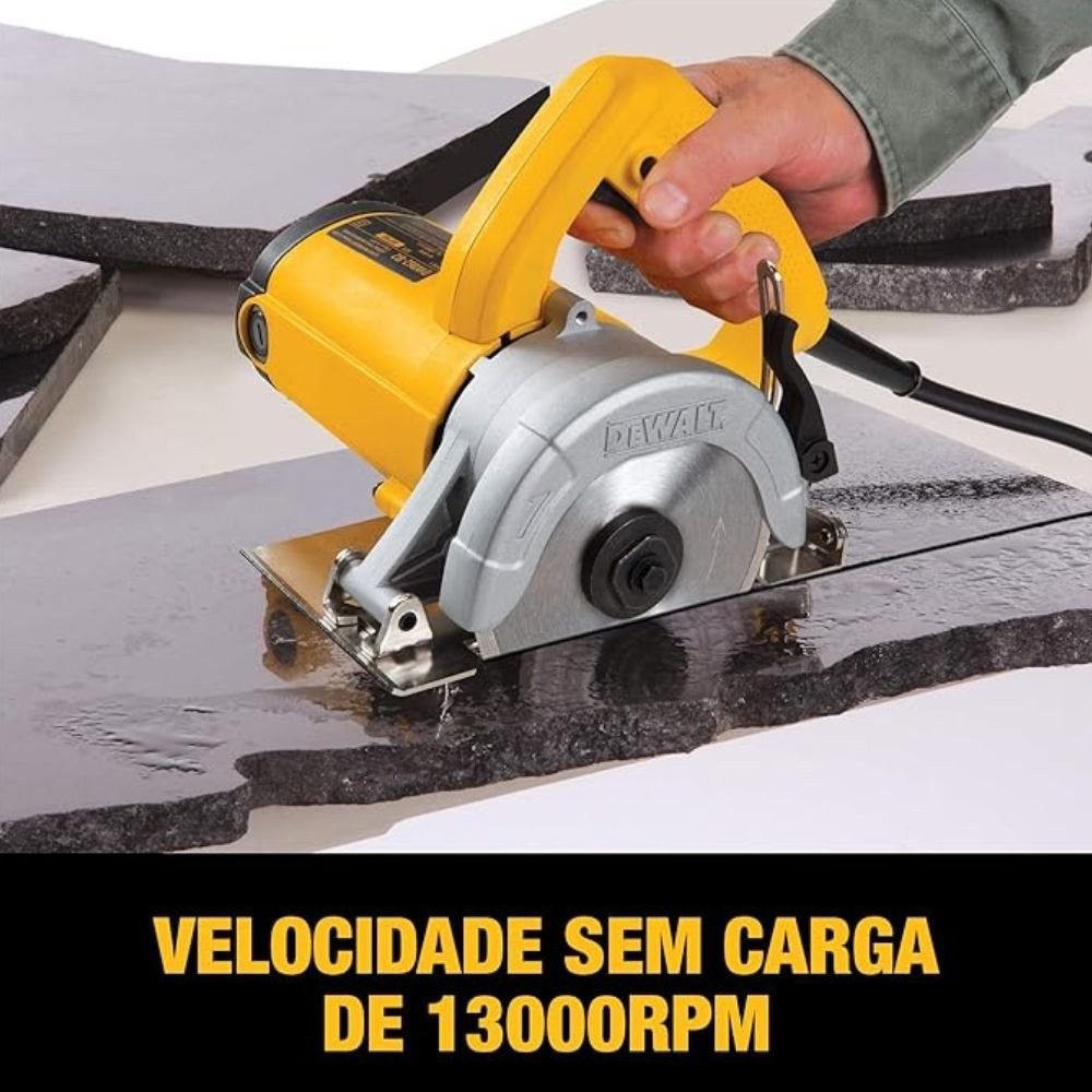 Serra Mármore 125mm 1400W Dewalt DW862B2 220V Serra Mármore 125mm 1400W Dewalt DW862B2 220V