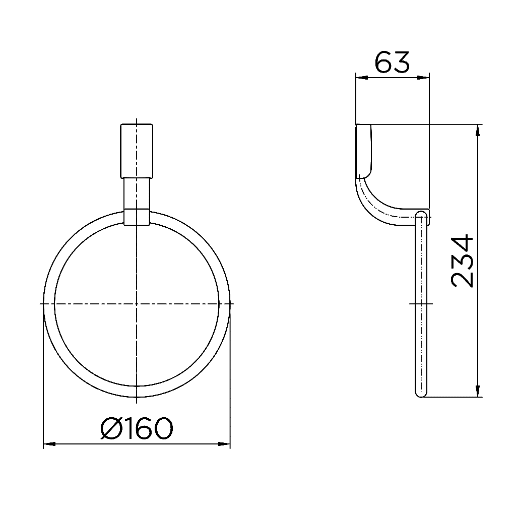 Porta Toalhas Argola Top Docol 534106 Porta Toalhas Argola Top Docol 534106