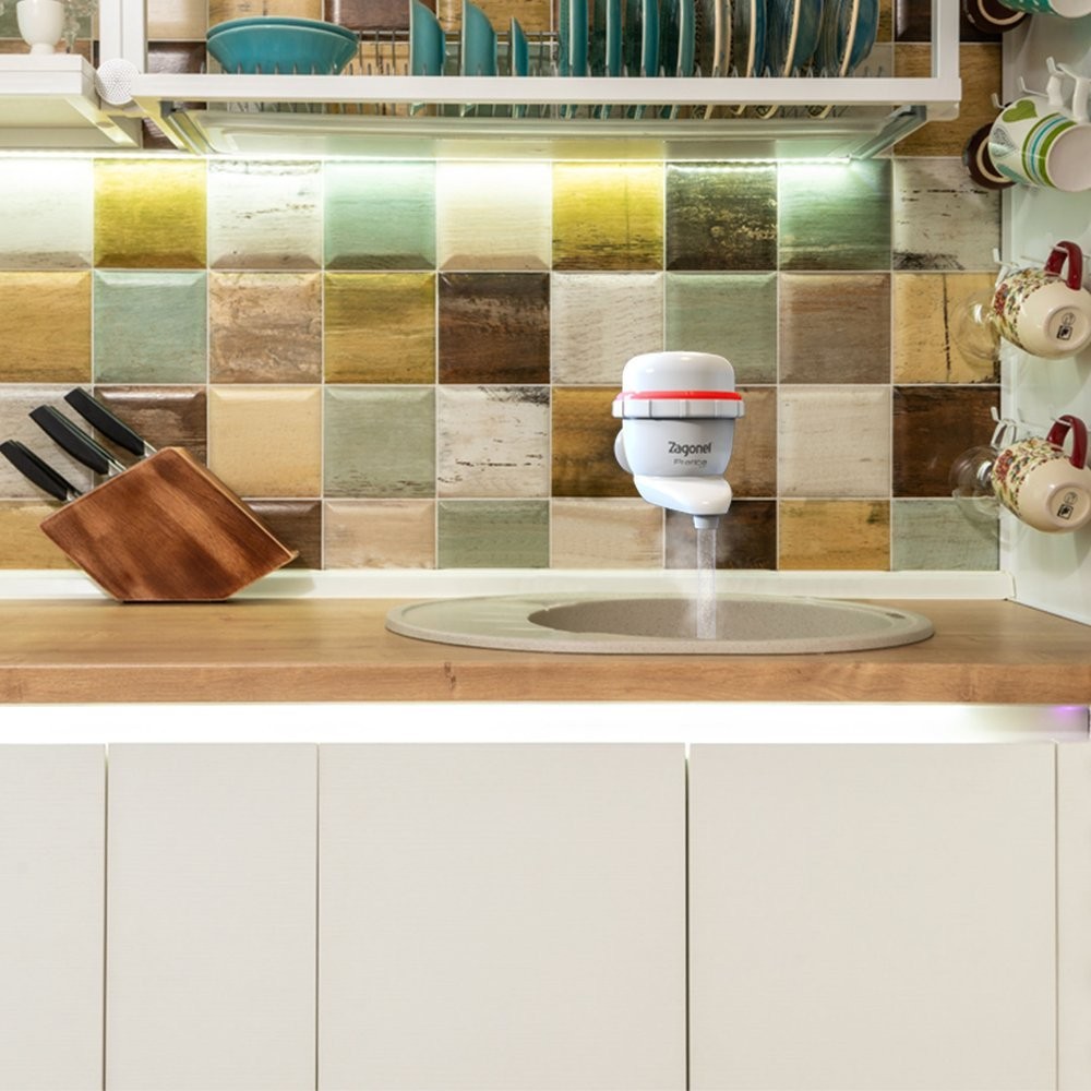 Torneira Eletrônica Prática Touch Branca 5500W 220V