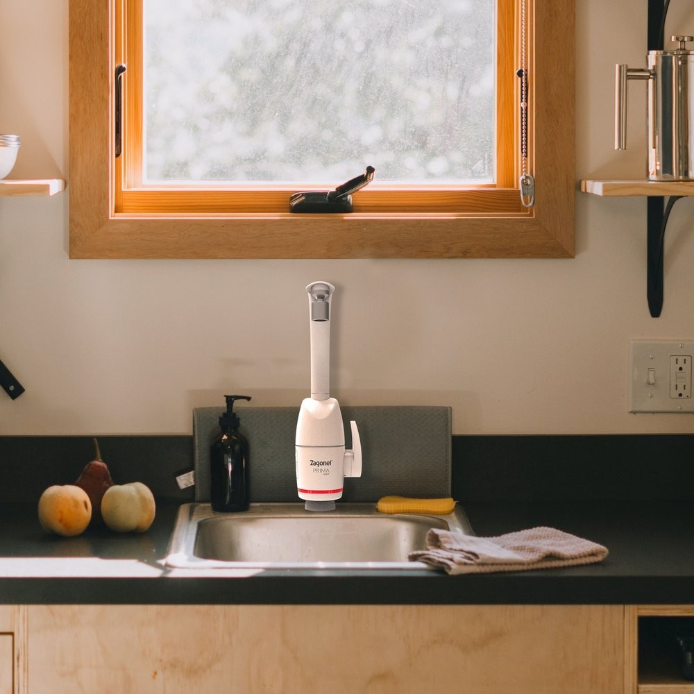 Torneira Elétrica Prima Touch Branca 5500W 220V Zagonel Torneira Elétrica Prima Touch Branca 5500W 220V Zagonel