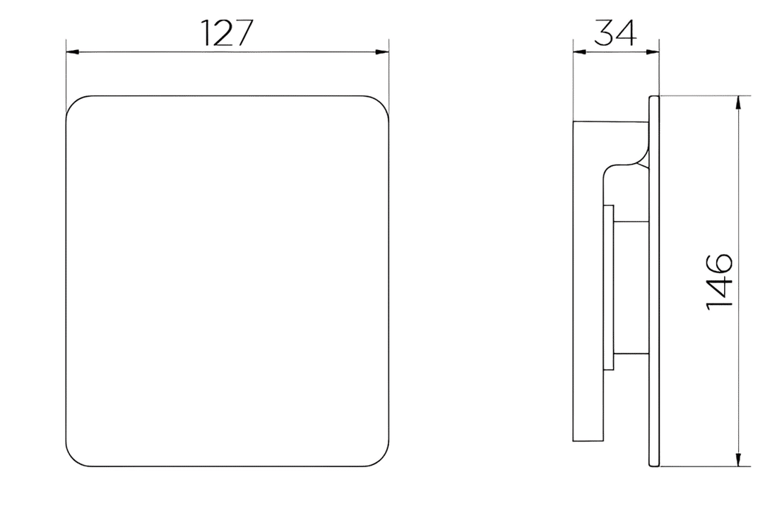 Acabamento Para Válvula de Descarga Docol Flat Cromado 00931706 Acabamento Para Válvula de Descarga Docol Flat Cromado 00931706