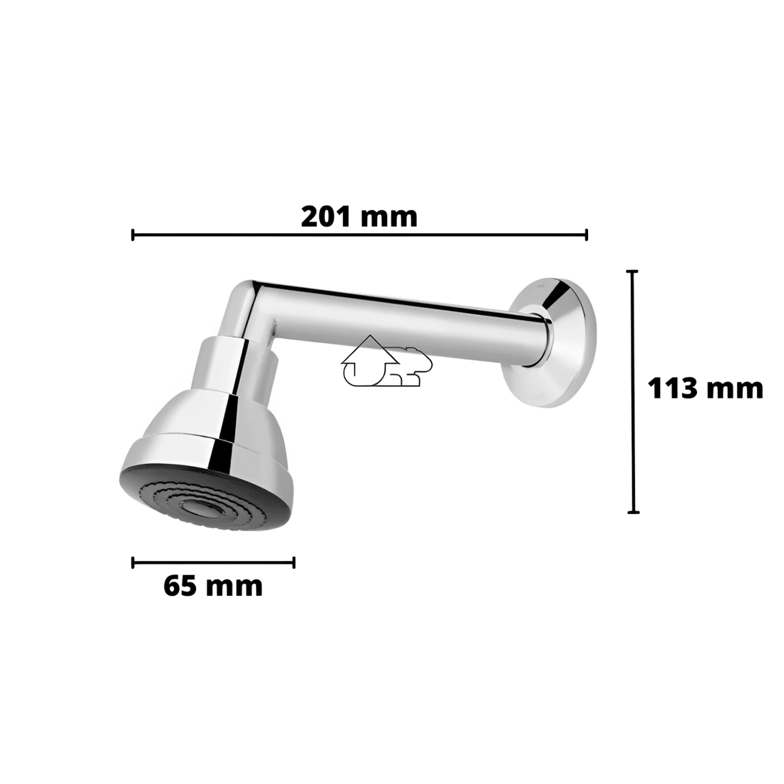 Chuveiro de Parede Bonnaducha Cromado Docol 232606 Chuveiro de Parede Bonnaducha Cromado Docol 232606