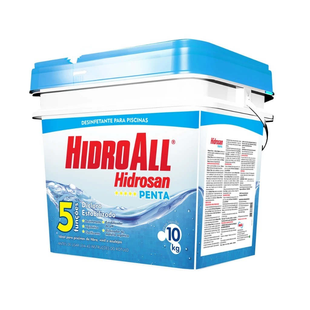 Cloro Hidrosan Penta Balde 10KG Cloro Hidrosan Penta Balde 10KG