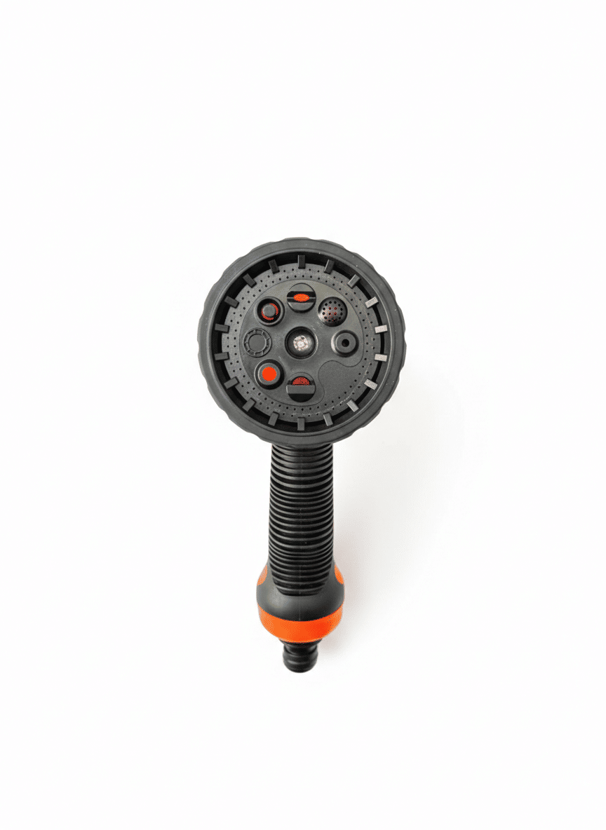 Hidropistola Esguicho Para Mangueira 8 Funções Emborrachada Pabovi