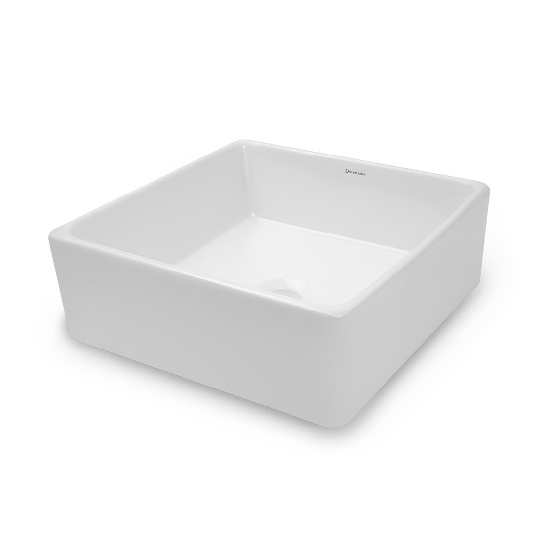 Cuba de Apoio Para Banheiro 38x38cm Branca Quadrada MP 7307 Manplex Cuba de Apoio Para Banheiro 38x38cm Branca Quadrada MP 7307 Manplex