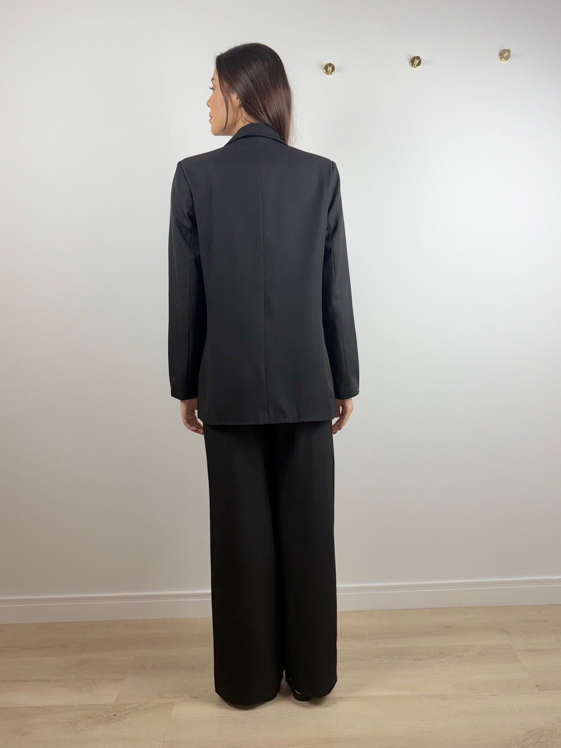 Conjunto blazer e calça alfaiataria preto Conjunto blazer e calça alfaiataria preto