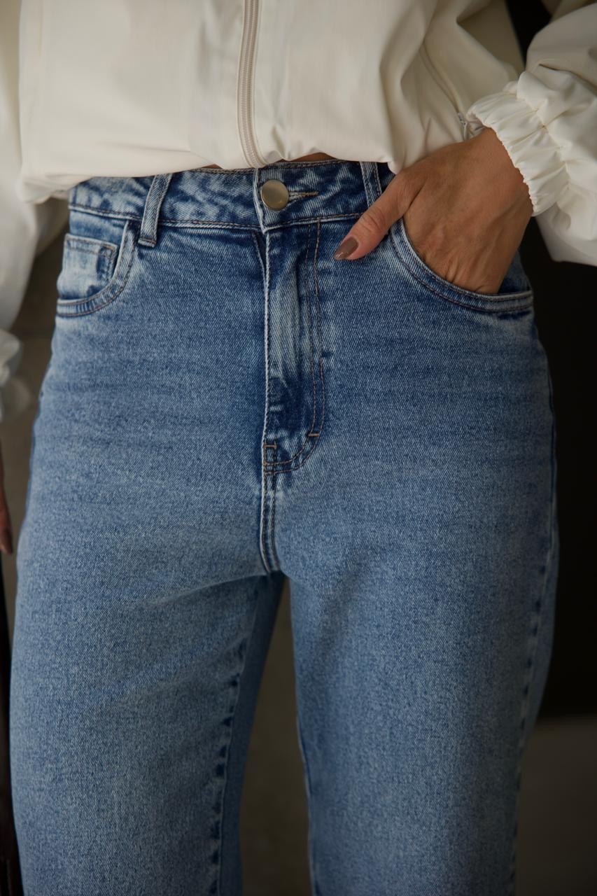 CALÇA JEANS RETA CALÇA JEANS RETA