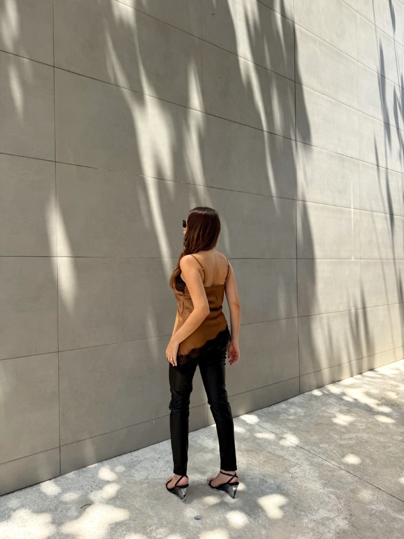 Calça bengalini preta Calça bengalini preta