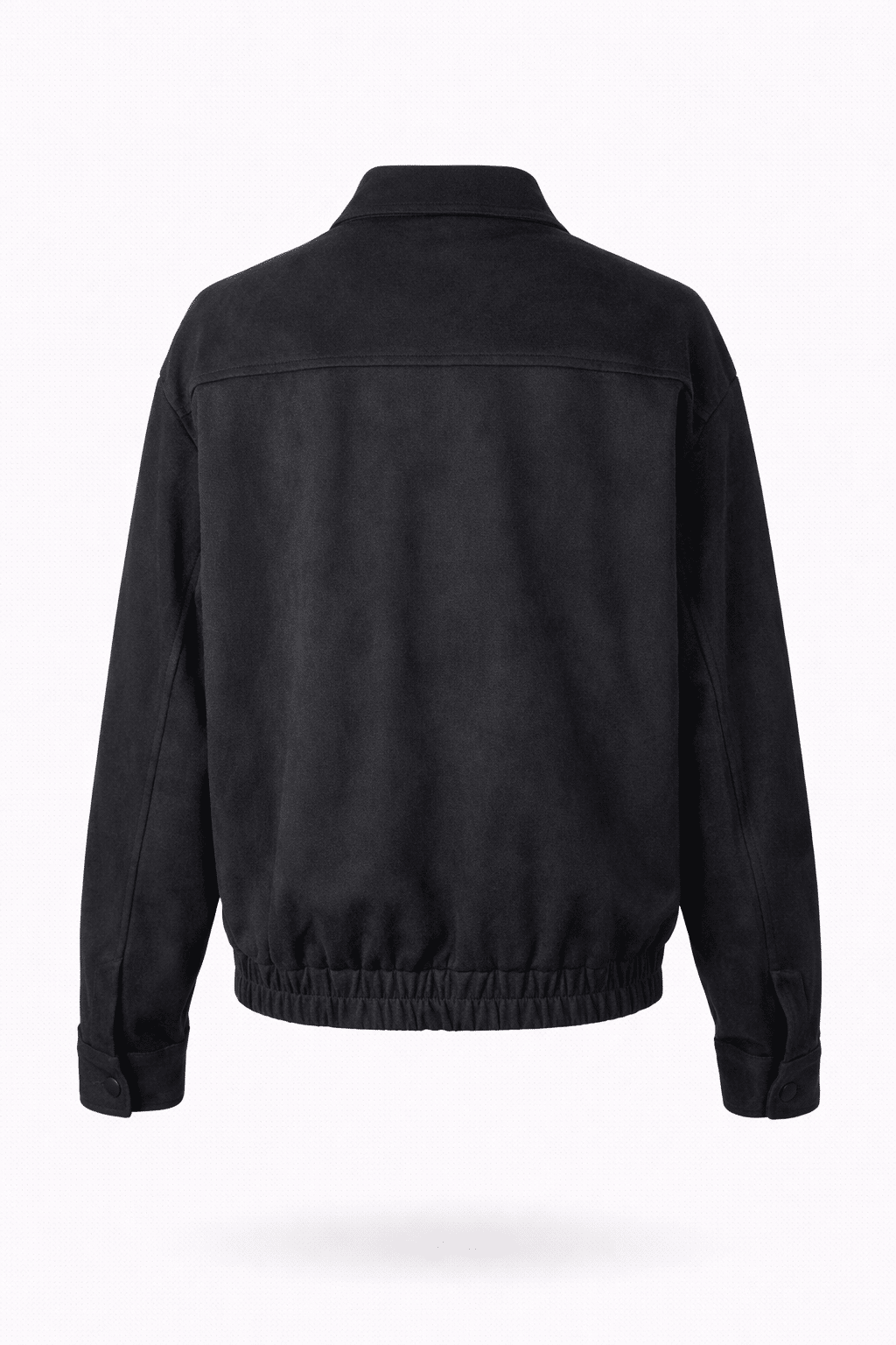 Casaco em suede preto Casaco em suede preto