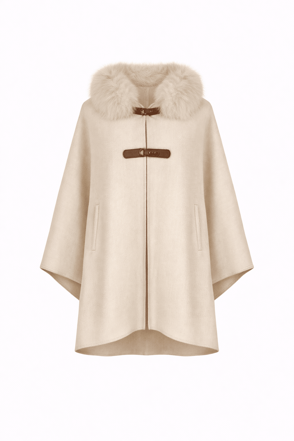 Poncho Juju Costa bege Poncho Juju Costa bege