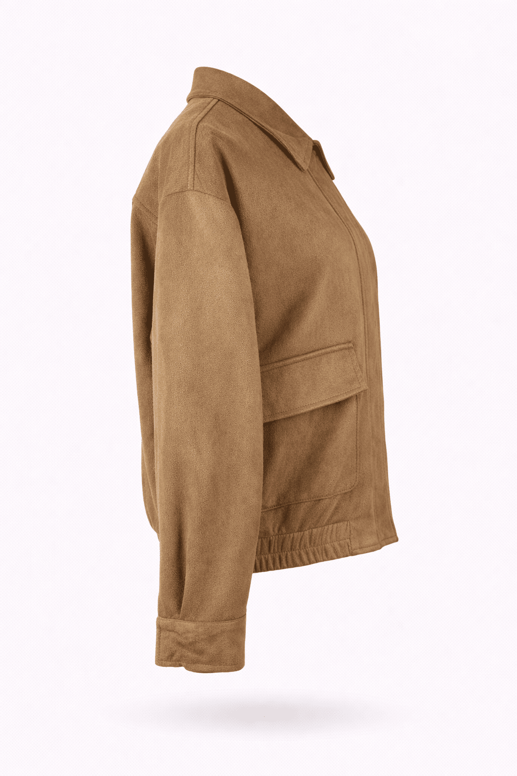 Casaco em suede camel Casaco em suede camel