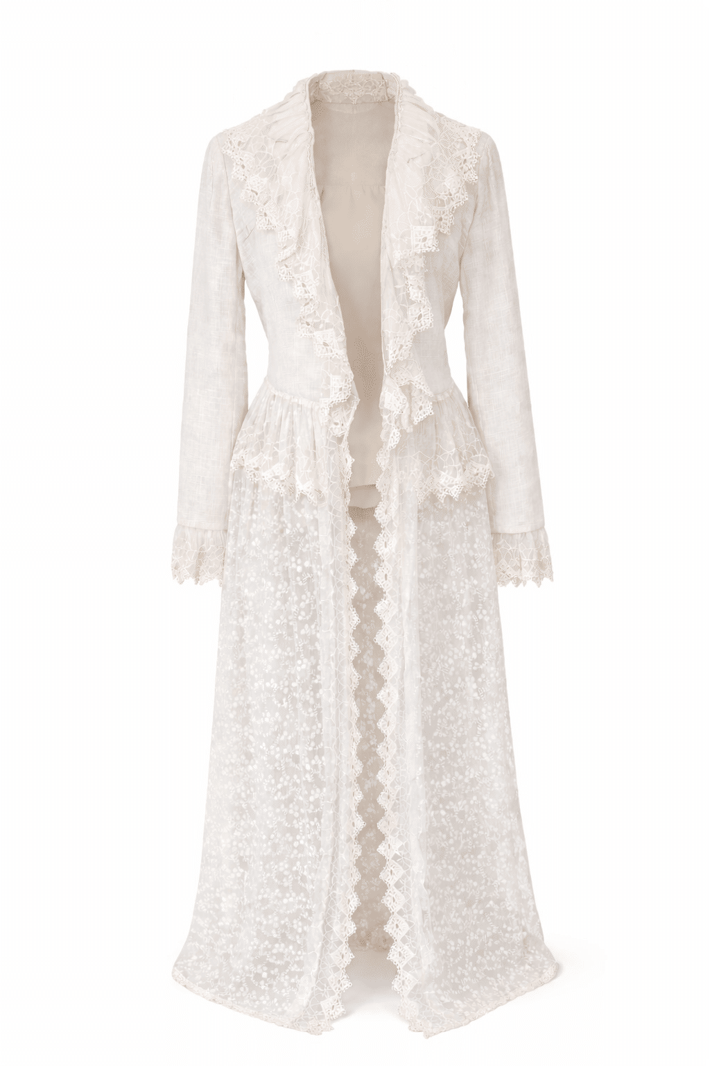 Blazer longo renda Amarante Blazer longo renda Amarante