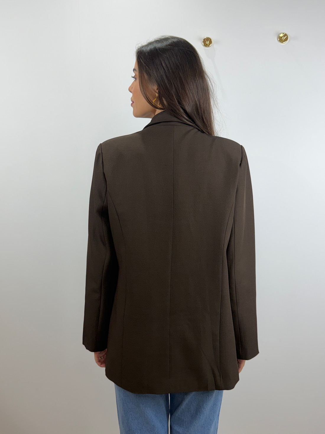 Blazer oversized marrom Blazer oversized marrom