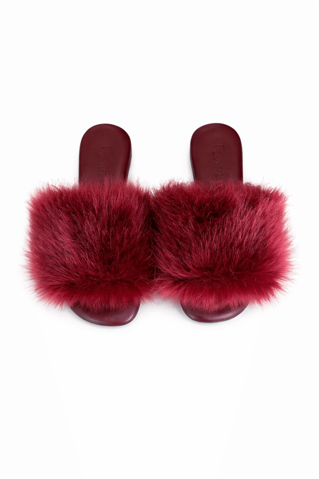 Flat com pelo marsala Flat com pelo marsala