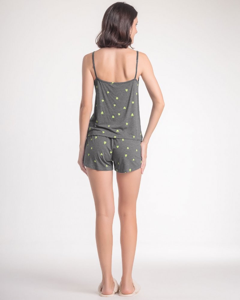 Pijama Feminino Alça com Shorts