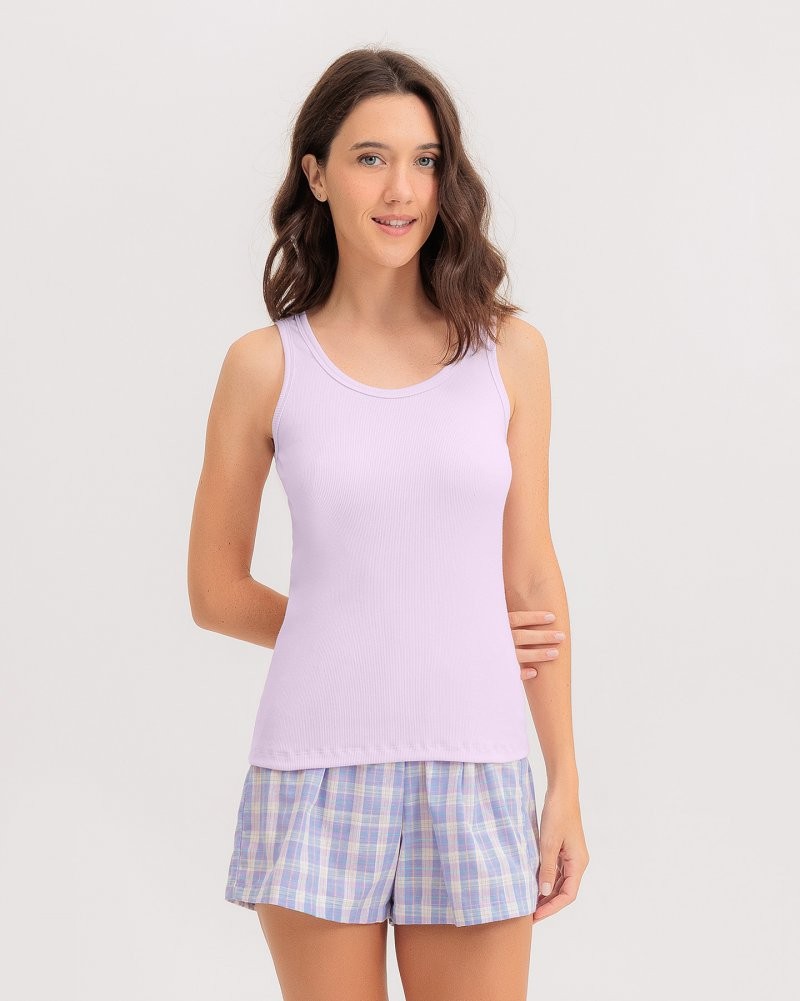 Pijama Feminino Regata Com Shorts