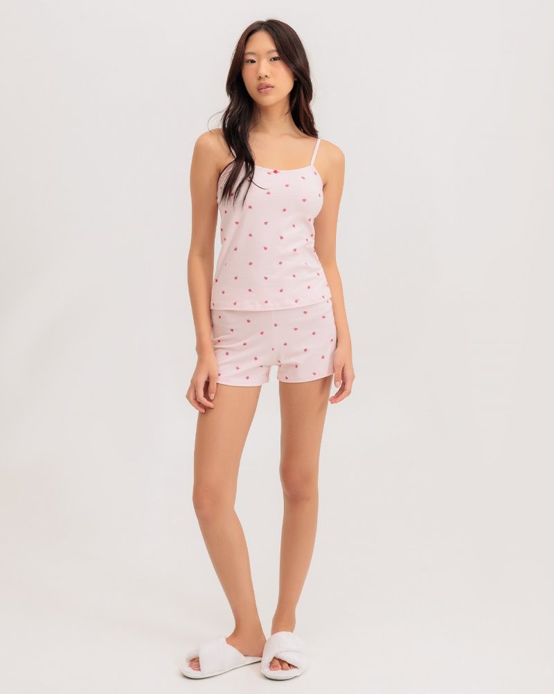 Pijama Feminino Alça Com Shorts