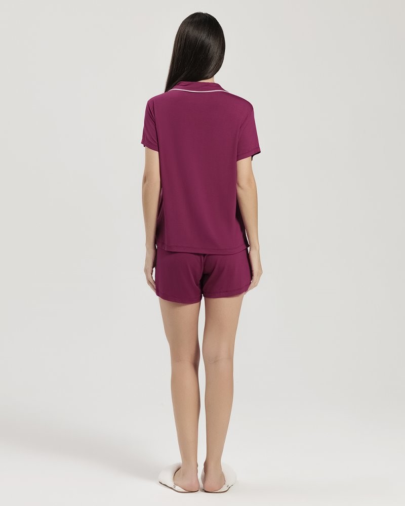 Pijama Feminino Manga Curta Americano com Shorts