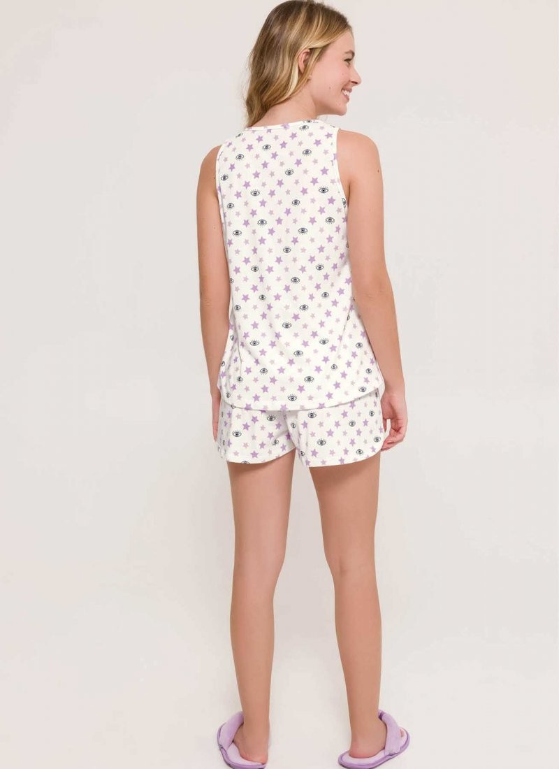 Pijama Feminino Regata com Shorts