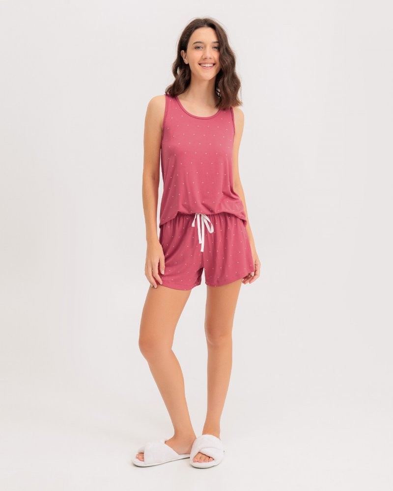 Pijama Feminino Regata Com Shorts