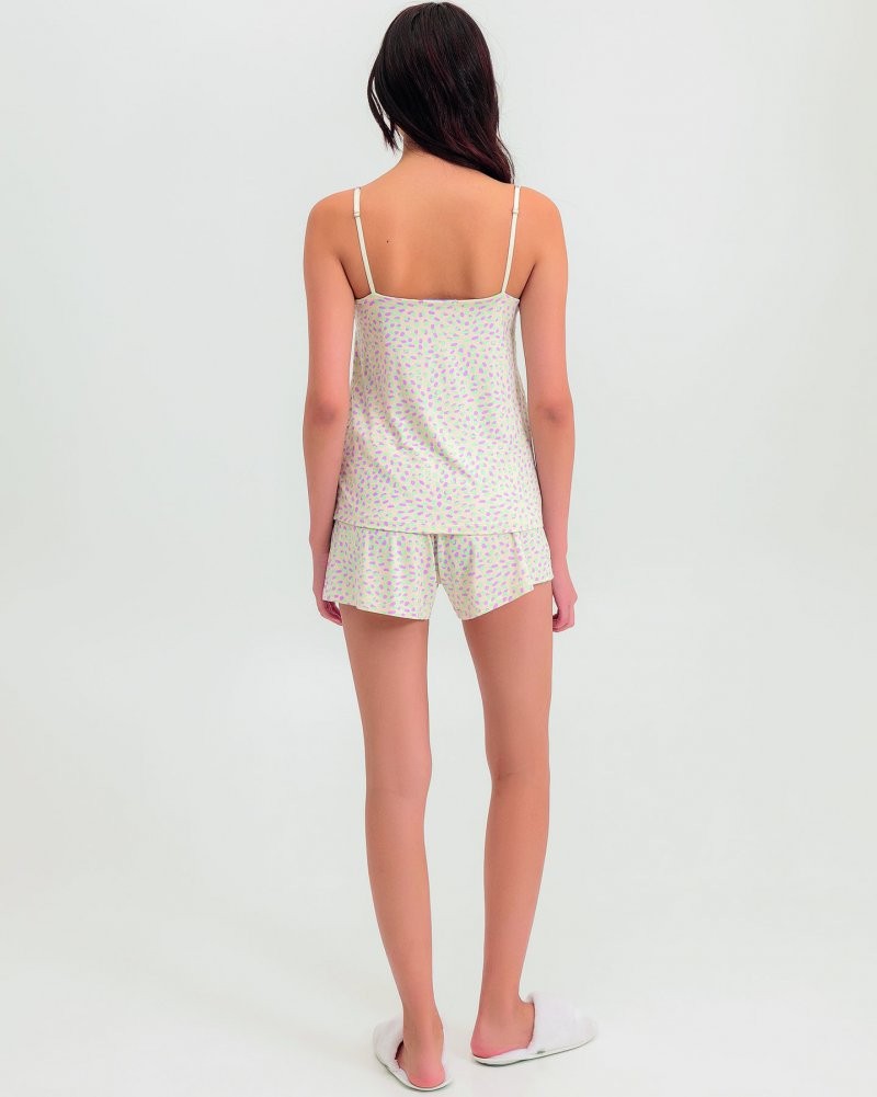 Pijama Feminino Alça Com Shorts