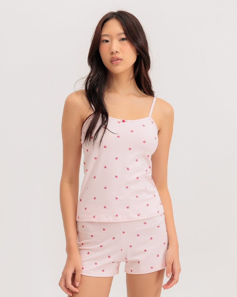 Pijama Feminino Alça Com Shorts
