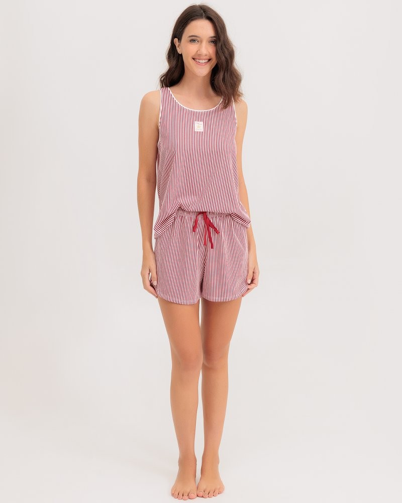 Pijama Feminino Regata com Shorts