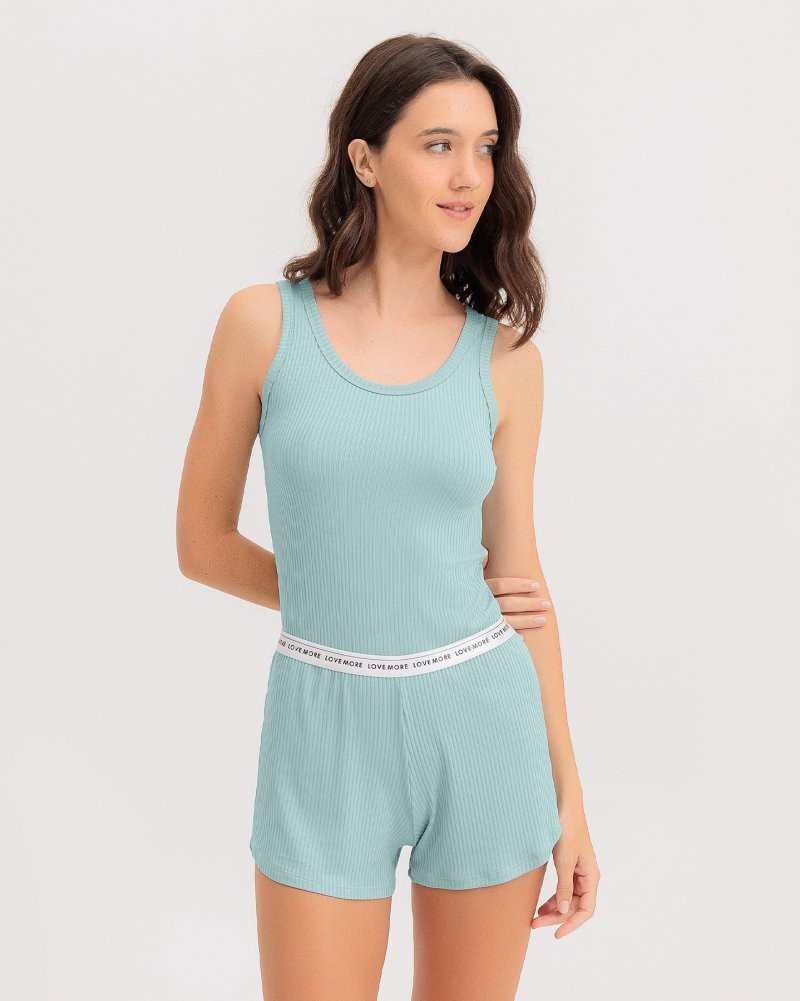 Pijama Feminino Regata Com Shorts