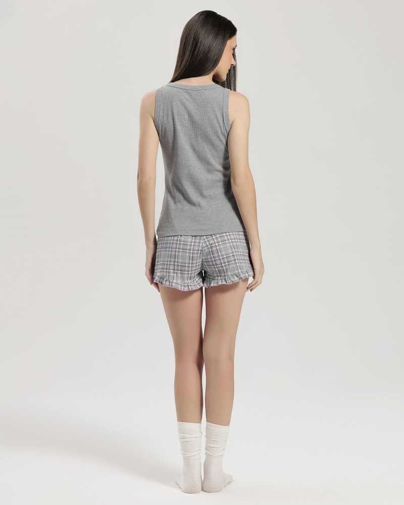 Pijama Feminino Regata com Shorts