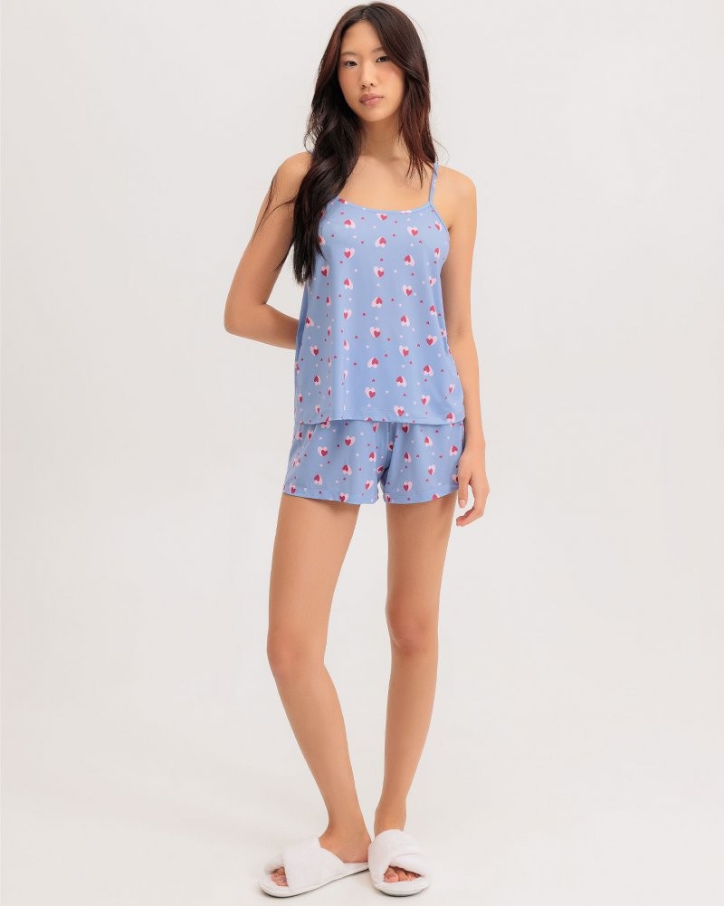 Pijama Feminino Alça Com Shorts