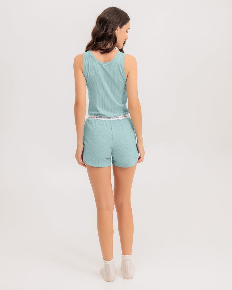 Pijama Feminino Regata Com Shorts