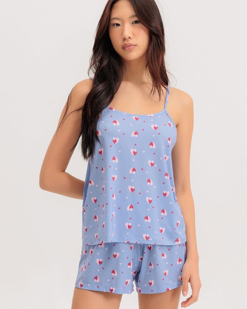 Pijama Feminino Alça Com Shorts