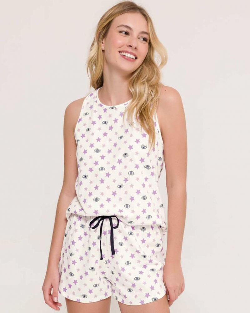 Pijama Feminino Regata com Shorts